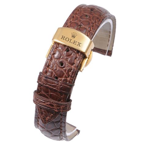 genuine rolex crocodile band bracelet strap for cellini|Rolex watch bands for sale.